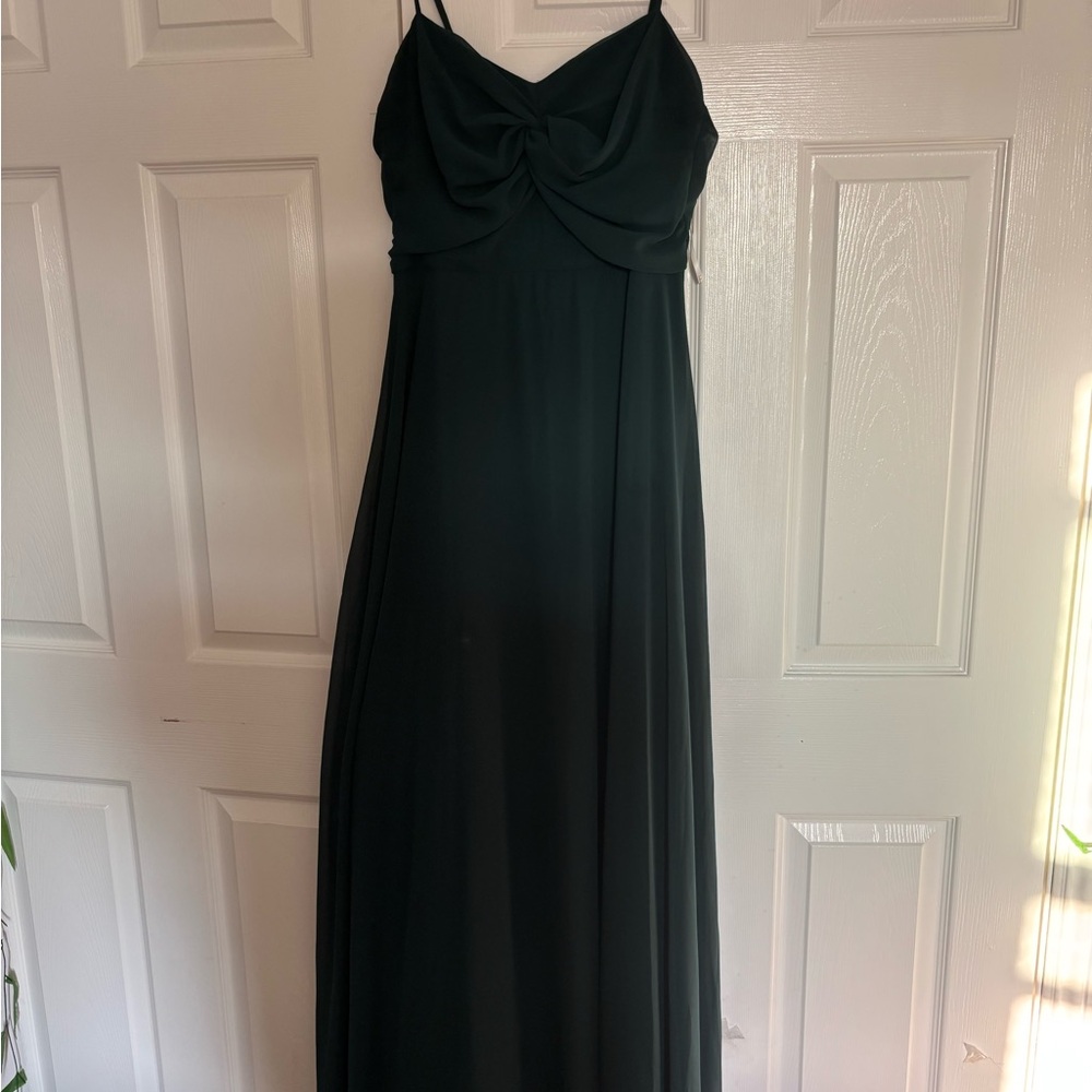Lulu's Dark Green Maxi Dress